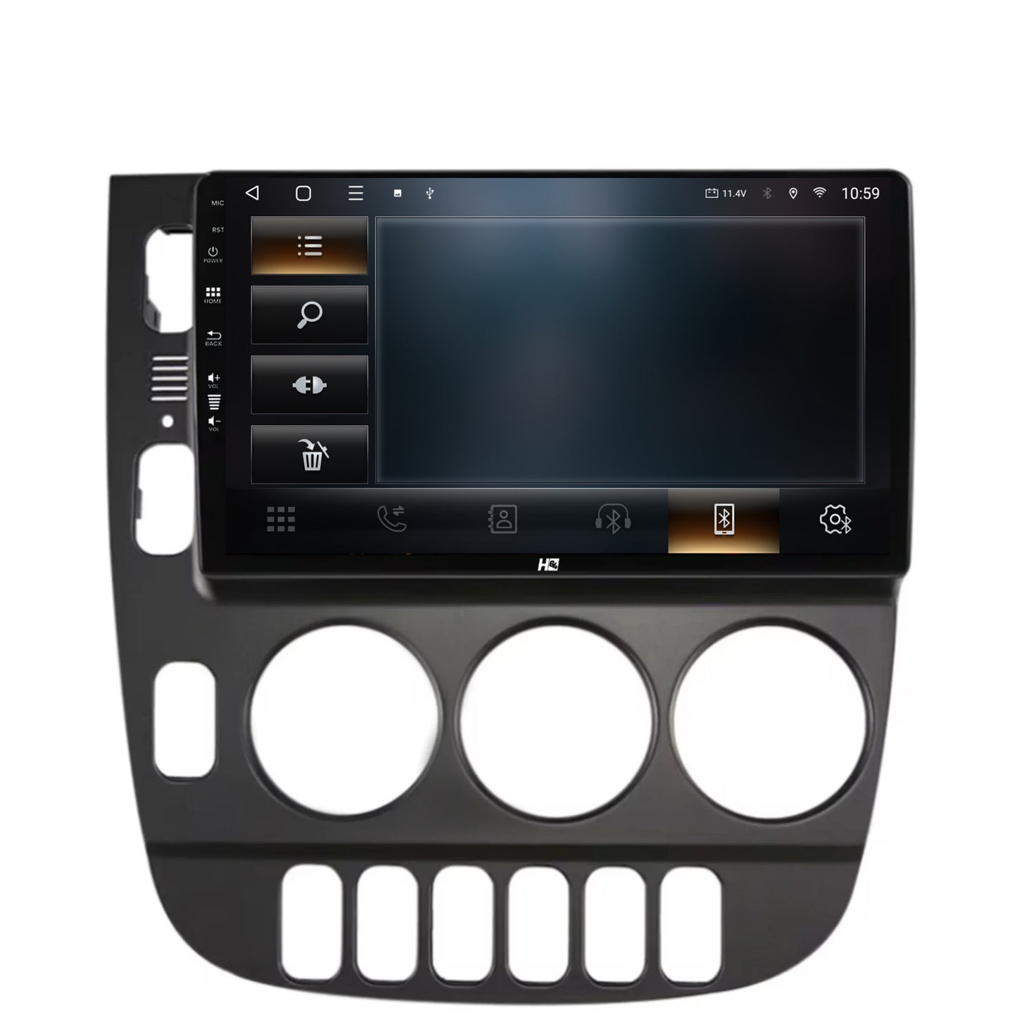 Navigatie HUB64 Mercedes Benz ML W163 (1998-2005), 2GB RAM, Android, GPS, Wi-FI, Carplay, Android Auto, USB, Bluetooth, Radio, Waze, Touchscreen, 9 inch