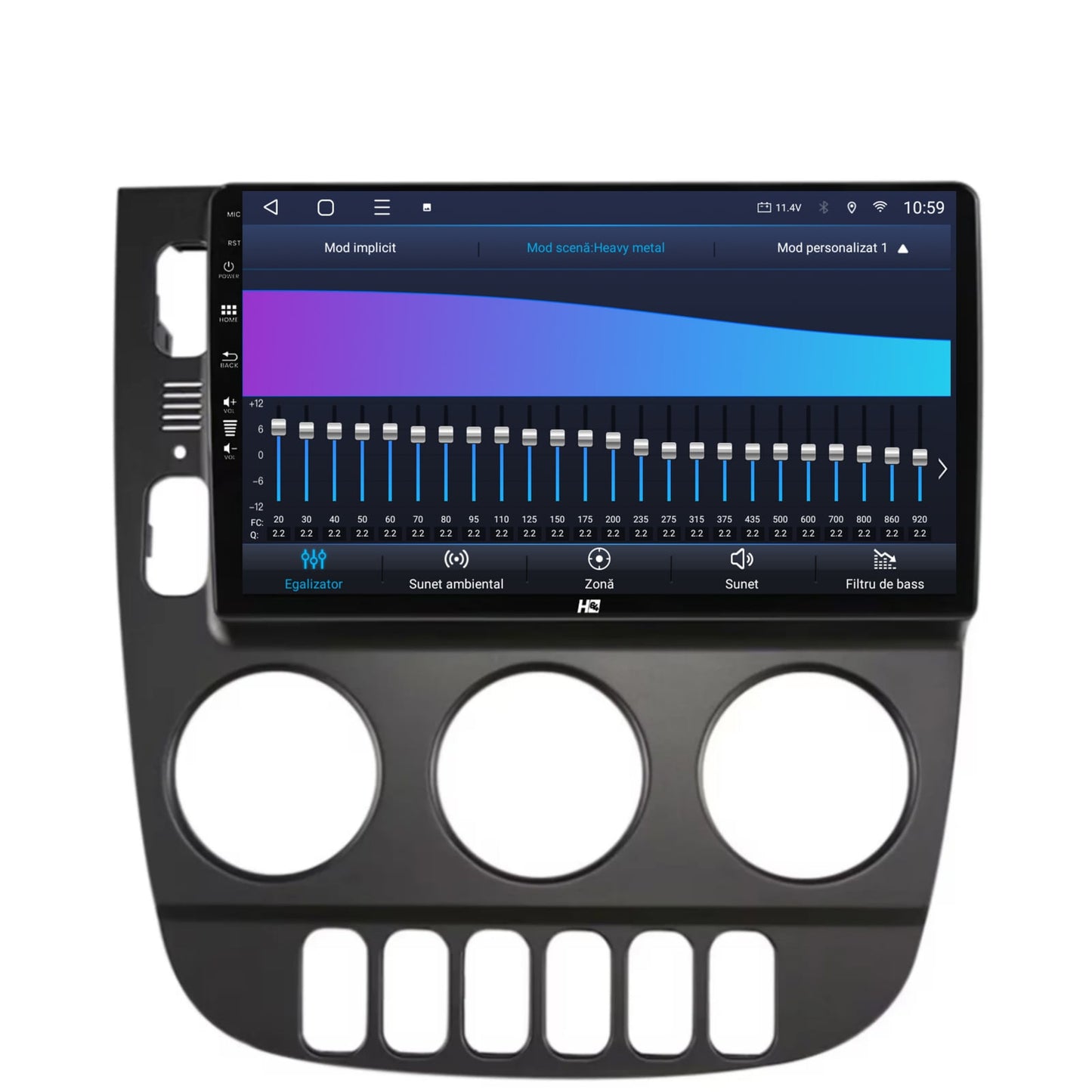 Navigatie HUB64 Mercedes Benz ML W163 (1998-2005), 4GB RAM, Android, Octacore, Slot Sim 4G, DSP, GPS, Wi-FI, Carplay, Android Auto, USB, Bluetooth, Waze, Touchscreen, 9 inch