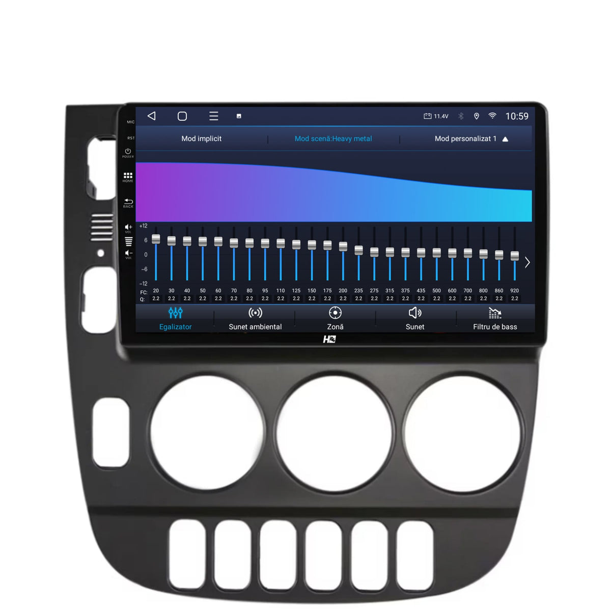 Navigatie HUB64 Mercedes Benz ML W163 (1998-2005), 8GB RAM, Android, Octacore, Slot Sim 4G, DSP, GPS, Wi-FI, Carplay, Android Auto, USB, Bluetooth, Waze, Touchscreen, 9 Inch
