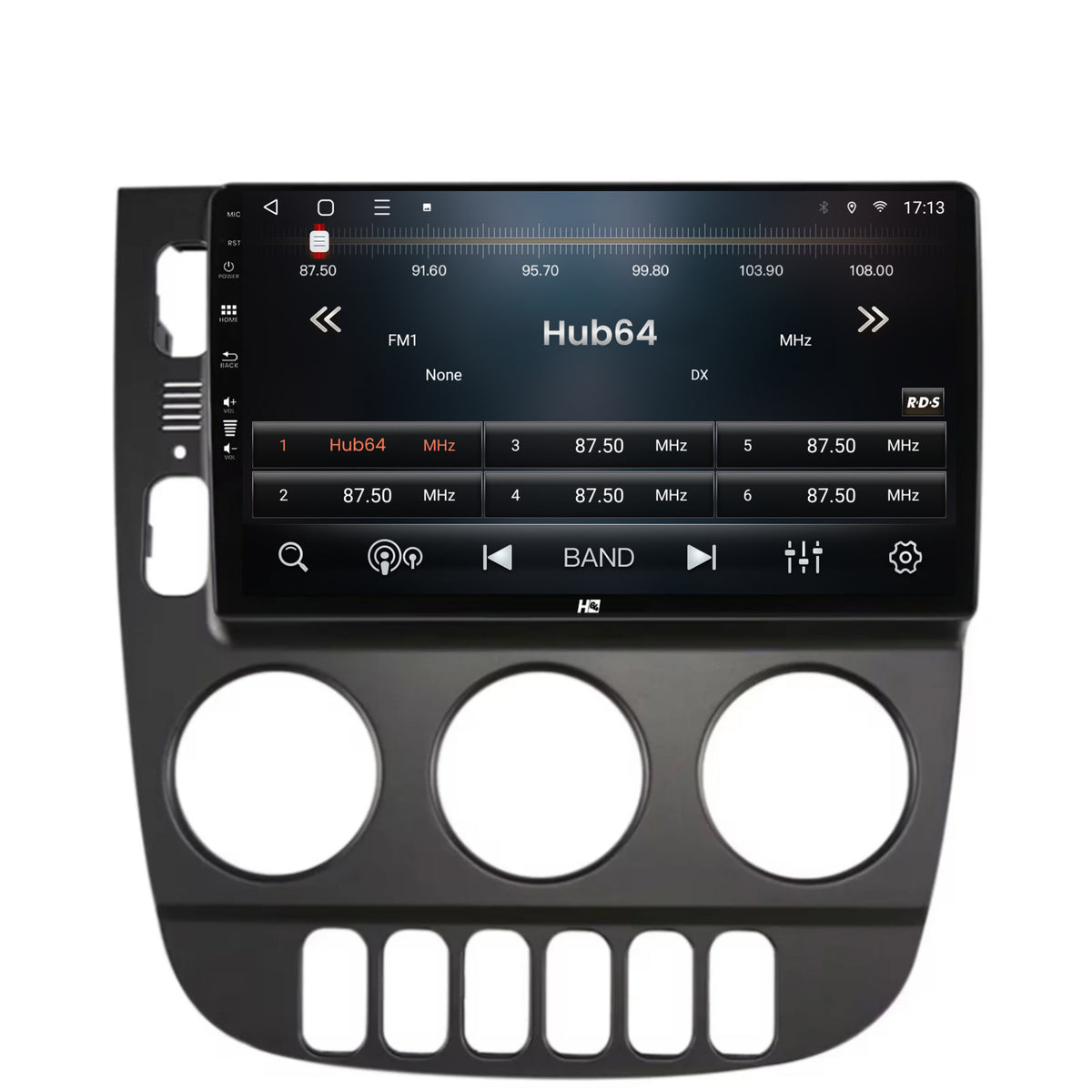 Navigatie HUB64 Mercedes Benz ML W163 (1998-2005), 8GB RAM, Android, Octacore, Slot Sim 4G, DSP, GPS, Wi-FI, Carplay, Android Auto, USB, Bluetooth, Waze, Touchscreen, 9 Inch