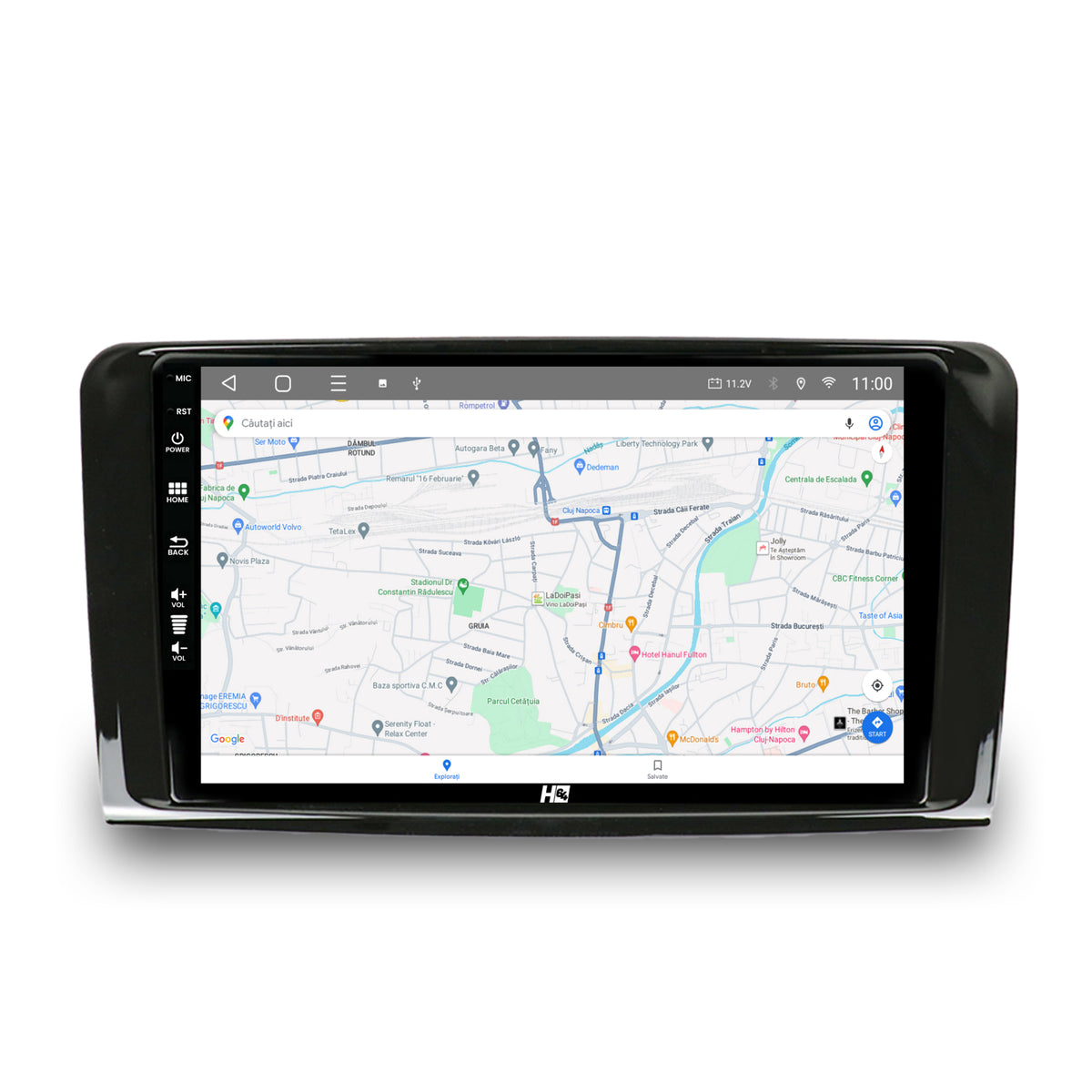 Navigatie HUB64 Mercedes Benz ML W164/ GL X164, 6GB RAM, Android, Octacore, Slot Sim 4G, DSP, GPS, Wi-FI, Carplay, Android Auto, USB, Bluetooth, Waze, Touchscreen, 9 Inch