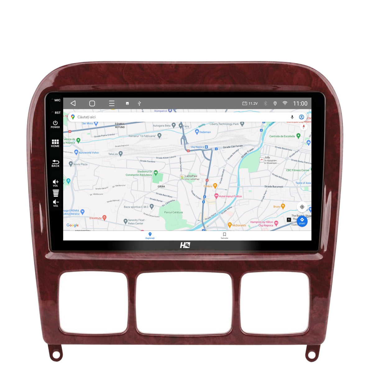 Navigatie HUB64 Mercedes Benz S-Class (1998-2005), 2GB RAM, Android, GPS, Wi-FI, Carplay, Android Auto, USB, Bluetooth, Radio, Waze, Touchscreen, 9 inch