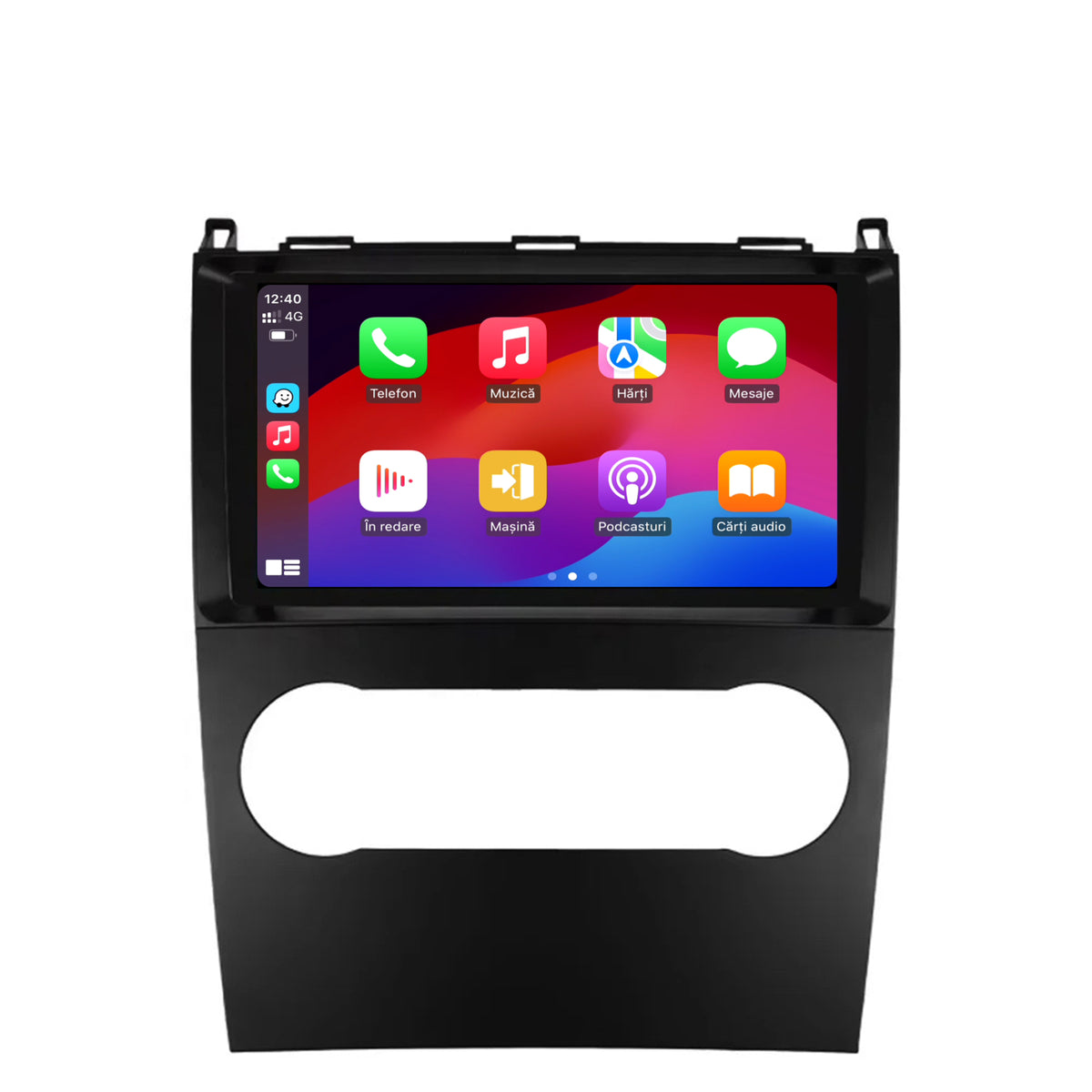 Navigatie HUB64 Mercedes Benz A/B Class (2004-2011), 2GB RAM, Android, GPS, Wi-FI, Carplay, Android Auto, USB, Bluetooth, Radio, Waze, Touchscreen, 9 inch