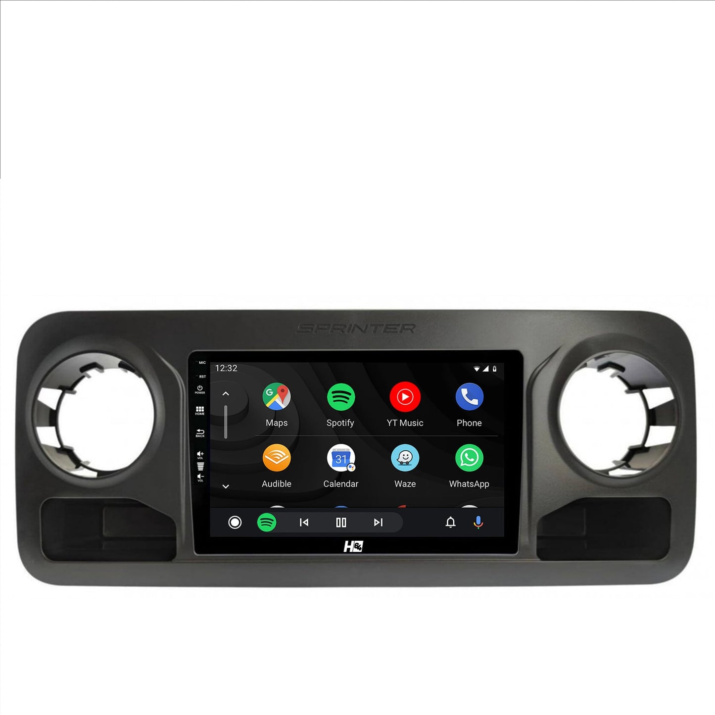 Navigatie HUB64 Mercedes Benz Sprinter (2018+), 4GB RAM, Android, Quadcore, DSP, GPS, Wi-FI, Carplay, Android Auto, USB, Bluetooth, Waze, Touchscreen, 10.1 Inch