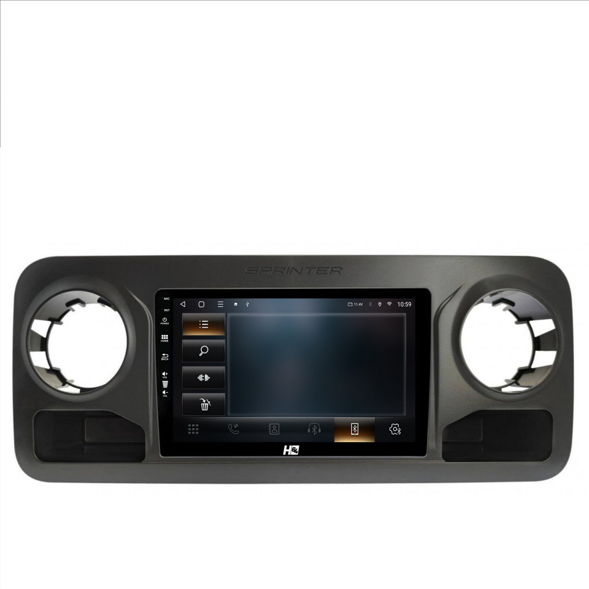 Navigatie HUB64 Mercedes Benz Sprinter (2018+), 6GB RAM, Android, Octacore, Slot Sim 4G, DSP, GPS, Wi-FI, Carplay, Android Auto, USB, Bluetooth, Waze, Touchscreen, 10.1 Inch