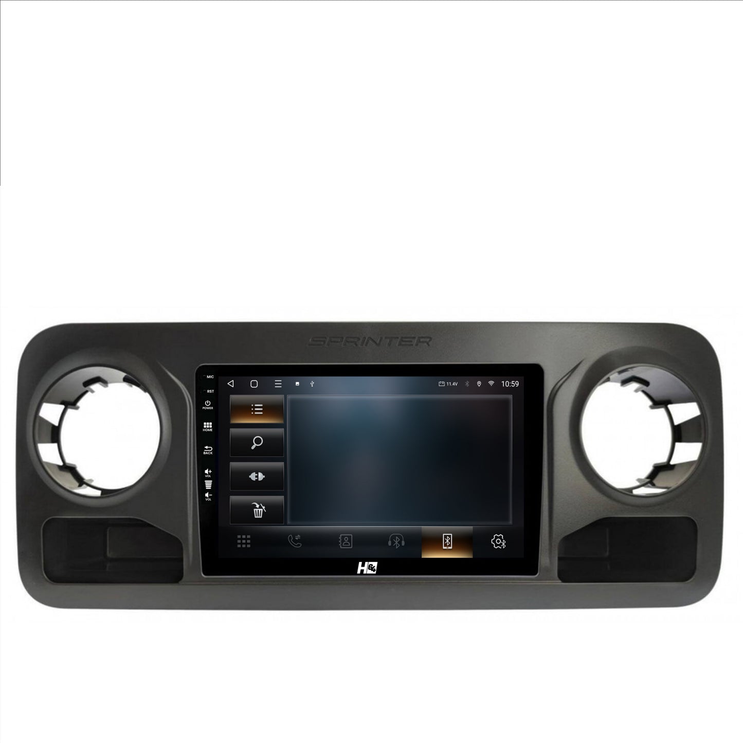 Navigatie HUB64 Mercedes Benz Sprinter, 2GB RAM, Android, GPS, Wi-FI, Carplay, Android Auto, USB, Bluetooth, Radio, Waze, Touchscreen, 10.1 inch