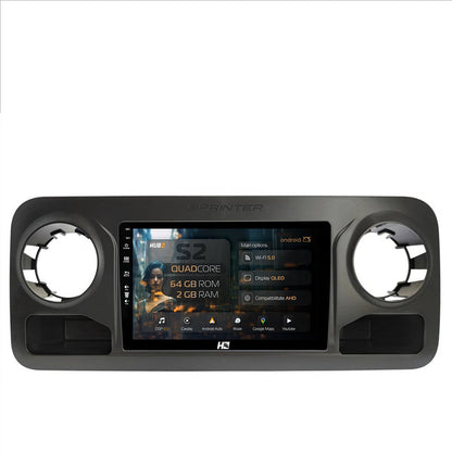 Navigatie HUB64 Mercedes Benz Sprinter, 2GB RAM, Android, GPS, Wi-FI, Carplay, Android Auto, USB, Bluetooth, Radio, Waze, Touchscreen, 10.1 inch