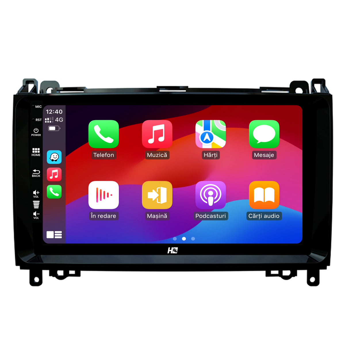Navigatie HUB64 Mercedes Benz Sprinter, Viano, Vito, A/B Class, Crafter, 4GB RAM, Android, Quadcore, DSP, GPS, Wi-FI, Carplay, Android Auto, USB, Bluetooth, Waze, Touchscreen, 9