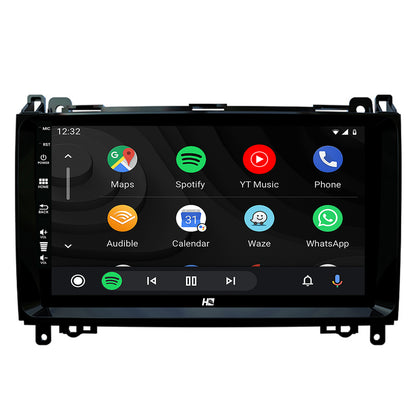 Navigatie HUB64 Mercedes Benz Sprinter, Viano, Vito, A/B Class, Crafter, 4GB RAM, Android, Octacore, Slot Sim 4G, DSP, GPS, Wi-FI, Carplay, Android Auto, USB, Bluetooth, Waze, Touchscreen, 9