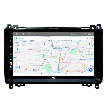 Navigatie HUB64 Mercedes Benz Sprinter, Viano, Vito, A/B Class, Crafter, 4GB RAM, Android, Octacore, Slot Sim 4G, DSP, GPS, Wi-FI, Carplay, Android Auto, USB, Bluetooth, Waze, Touchscreen, 9