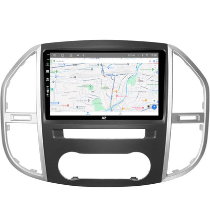 Navigatie HUB64 Mercedes Benz Vito (2016+), 2GB RAM, Android, GPS, Wi-FI, Carplay, Android Auto, USB, Bluetooth, Radio, Waze, Touchscreen, 9 inch