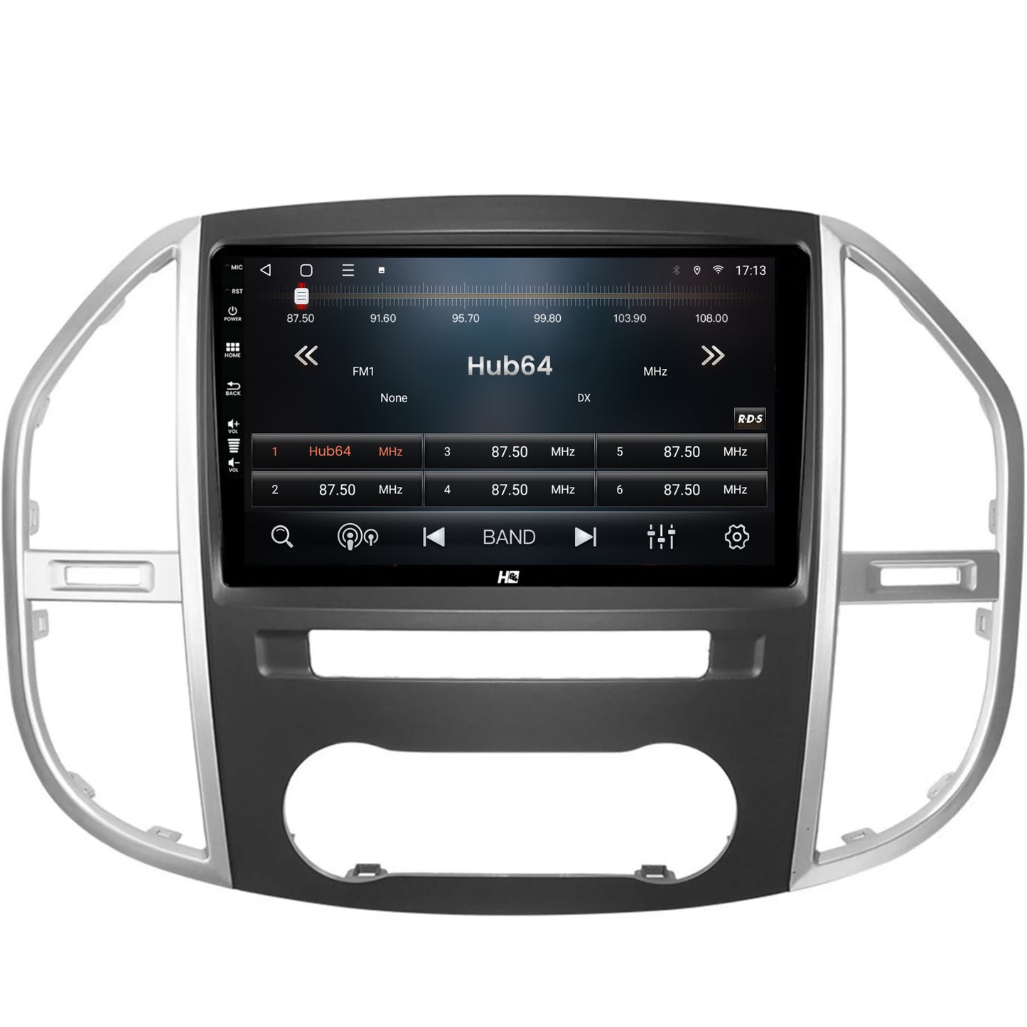 Navigatie HUB64 Mercedes Benz Vito (2016+), 2GB RAM, Android, GPS, Wi-FI, Carplay, Android Auto, USB, Bluetooth, Radio, Waze, Touchscreen, 9 inch