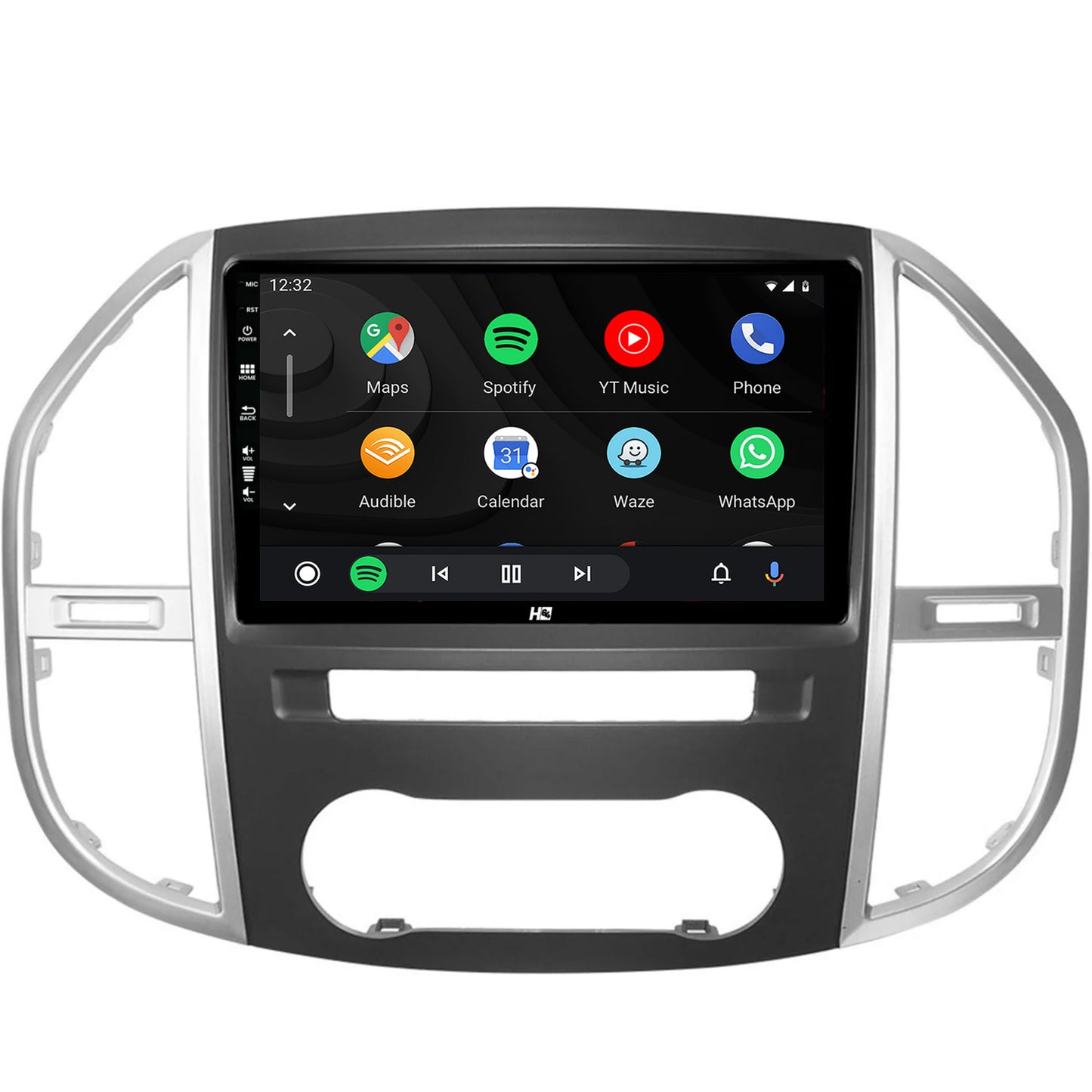 Navigatie HUB64 Mercedes Benz Vito (2016+), 2GB RAM, Android, GPS, Wi-FI, Carplay, Android Auto, USB, Bluetooth, Radio, Waze, Touchscreen, 9 inch