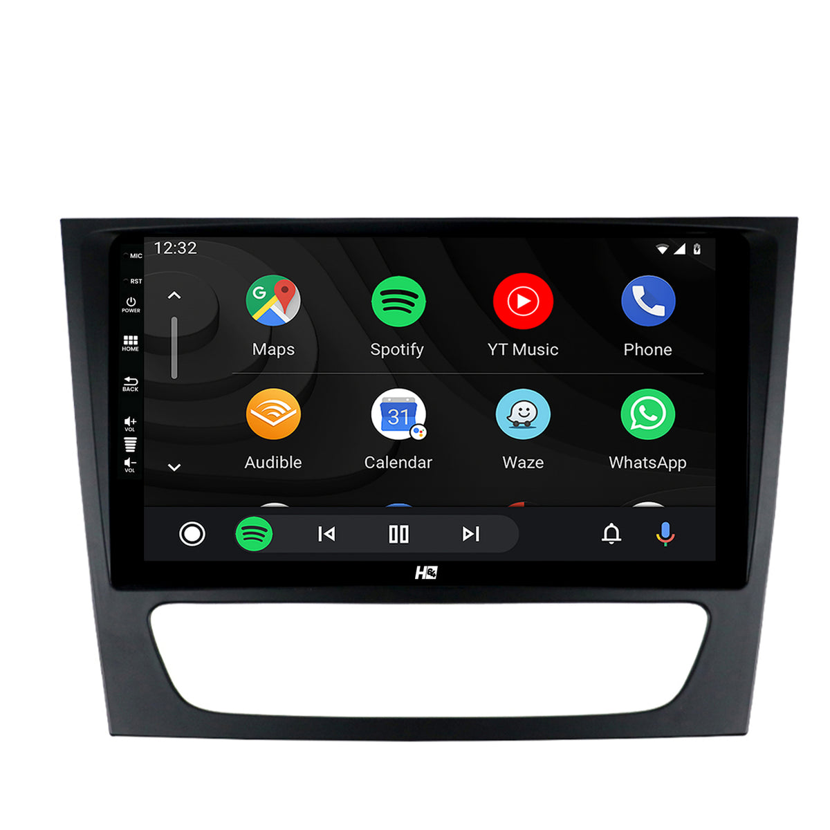 Navigatie HUB64 Mercedes Benz W211/CLS, 4GB RAM, Android, Octacore, Slot Sim 4G, DSP, GPS, Wi-FI, Carplay, Android Auto, USB, Bluetooth, Waze, Touchscreen, 9 inch