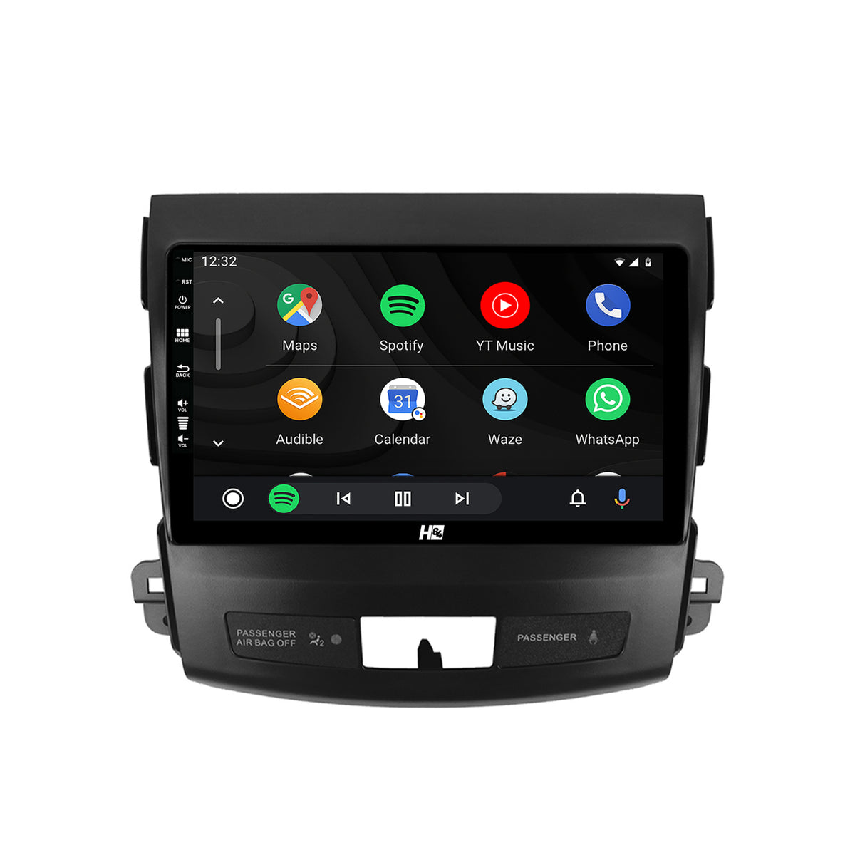 Navigatie HUB64 Mitstubishi Outlander / Peugeot 4007 / Citroen C-Crosser, 2GB RAM, Android, GPS, Wi-FI, Carplay, Android Auto, USB, Bluetooth, Radio, Waze, Touchscreen, 9 inch