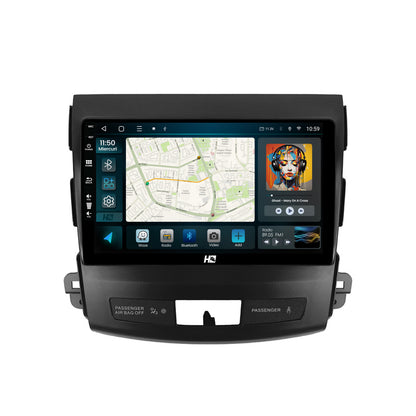Navigatie HUB64 Mitstubishi Outlander / Peugeot 4007 / Citroen C-Crosser, 2GB RAM, Android, GPS, Wi-FI, Carplay, Android Auto, USB, Bluetooth, Radio, Waze, Touchscreen, 9 inch