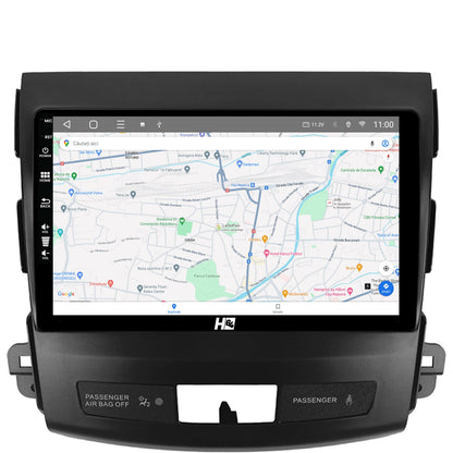Navigatie HUB64 Mitstubishi Outlander / Peugeot 4007 / Citroen C-Crosser, 4GB RAM, Android, Quadcore, DSP, GPS, Wi-FI, Carplay, Android Auto, USB, Bluetooth, Waze, Touchscreen,