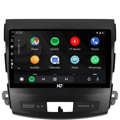 Navigatie HUB64 Mitstubishi Outlander / Peugeot 4007 / Citroen C-Crosser, 4GB RAM, Android, Octacore, Slot Sim 4G, DSP, GPS, Wi-FI, Carplay, Android Auto, USB, Bluetooth, Waze, Touchscreen,