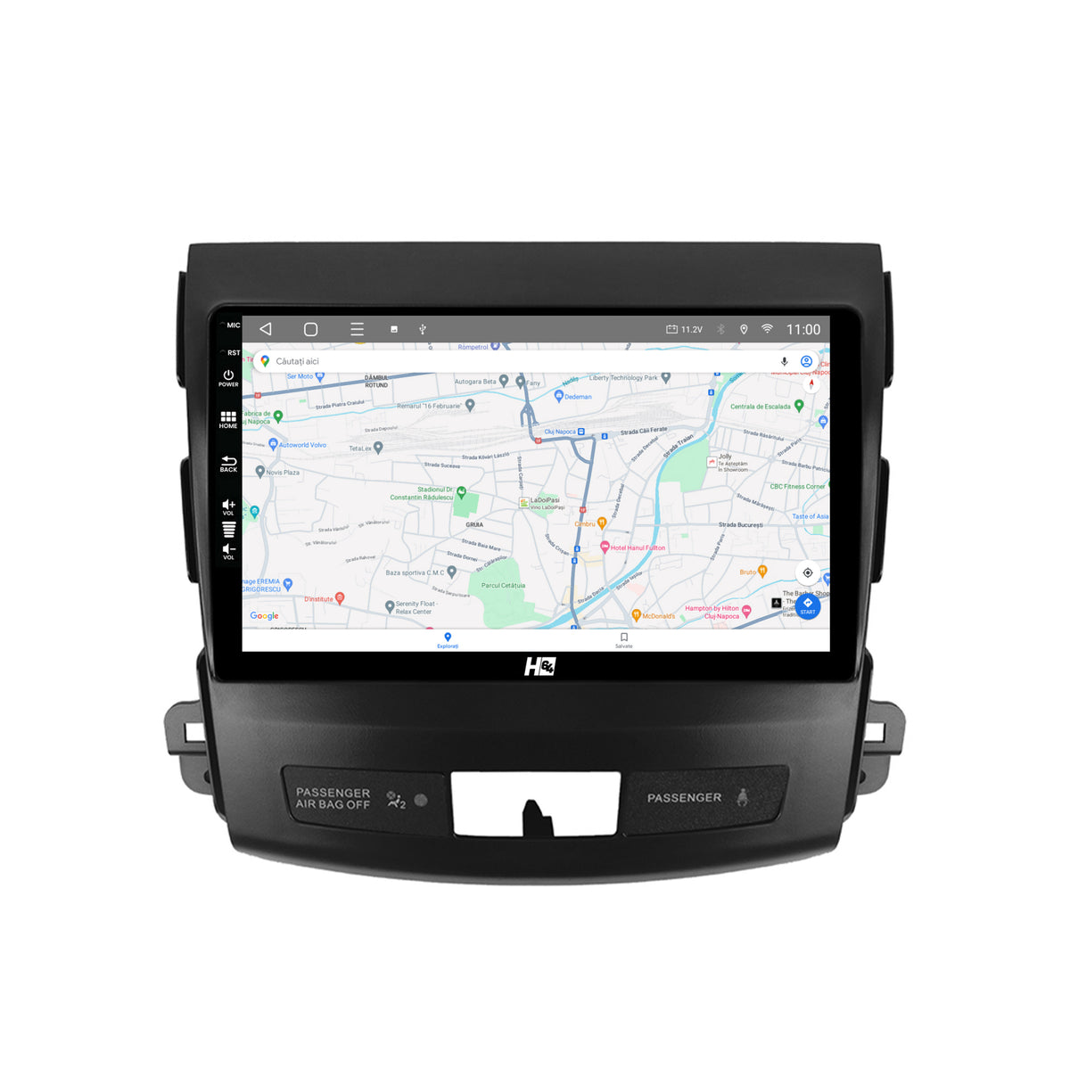 Navigatie HUB64 Mitstubishi Outlander / Peugeot 4007 / Citroen C-Crosser, 6GB RAM, Android, Octacore, Slot Sim 4G, DSP, GPS, Wi-FI, Carplay, Android Auto, USB, Bluetooth, Waze, Touchscreen,