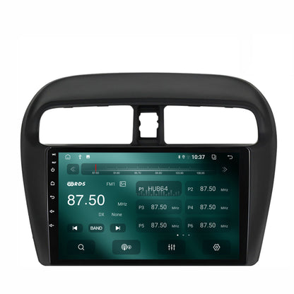 Navigatie HUB64 Mitsubishi Space Star / Mirage / Attrage, 2GB RAM, Android, GPS, Wi-FI, Carplay, Android Auto, USB, Bluetooth, Radio, Waze, Touchscreen, 9 Inch