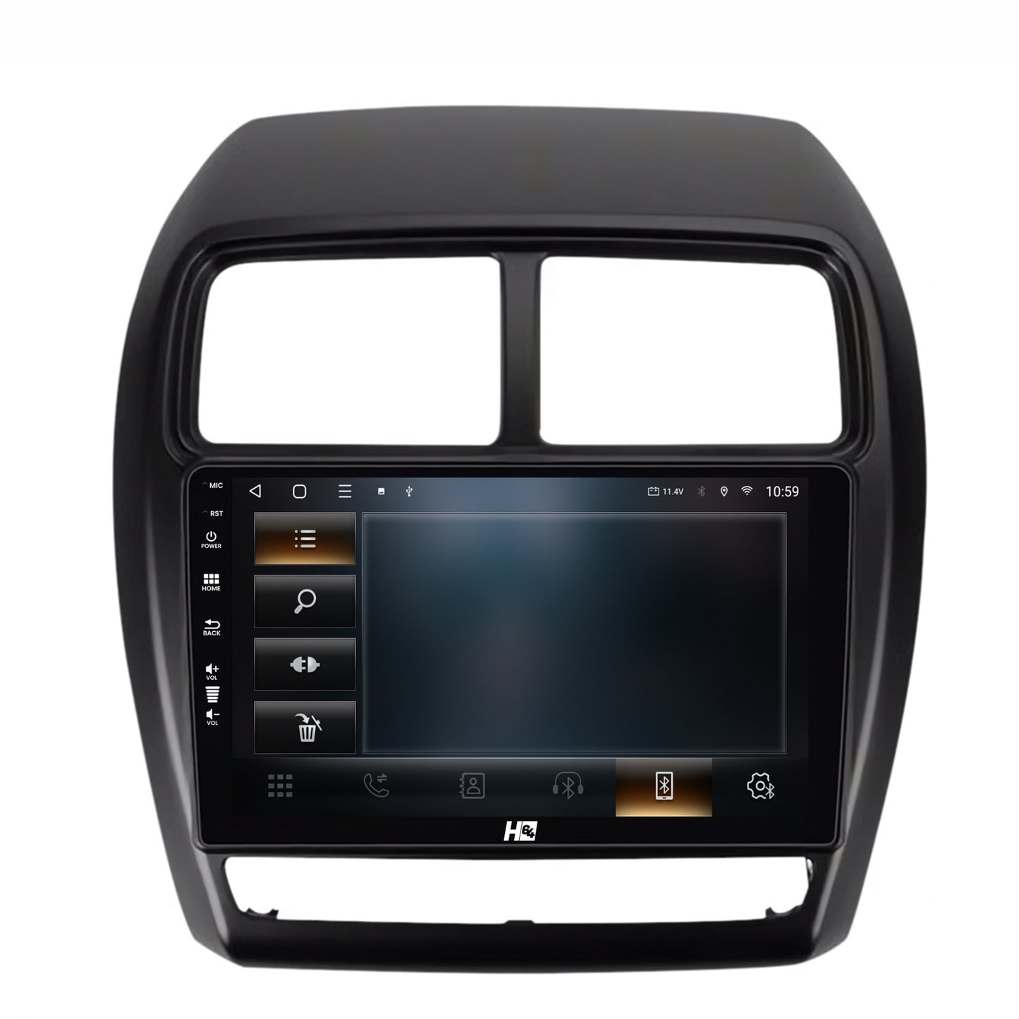 Navigatie HUB64 Mitsubishi ASX (2016-2019), 4GB RAM, Android, Octacore, Slot Sim 4G, DSP, GPS, Wi-FI, Carplay, Android Auto, USB, Bluetooth, Waze, Touchscreen, 9 Inch