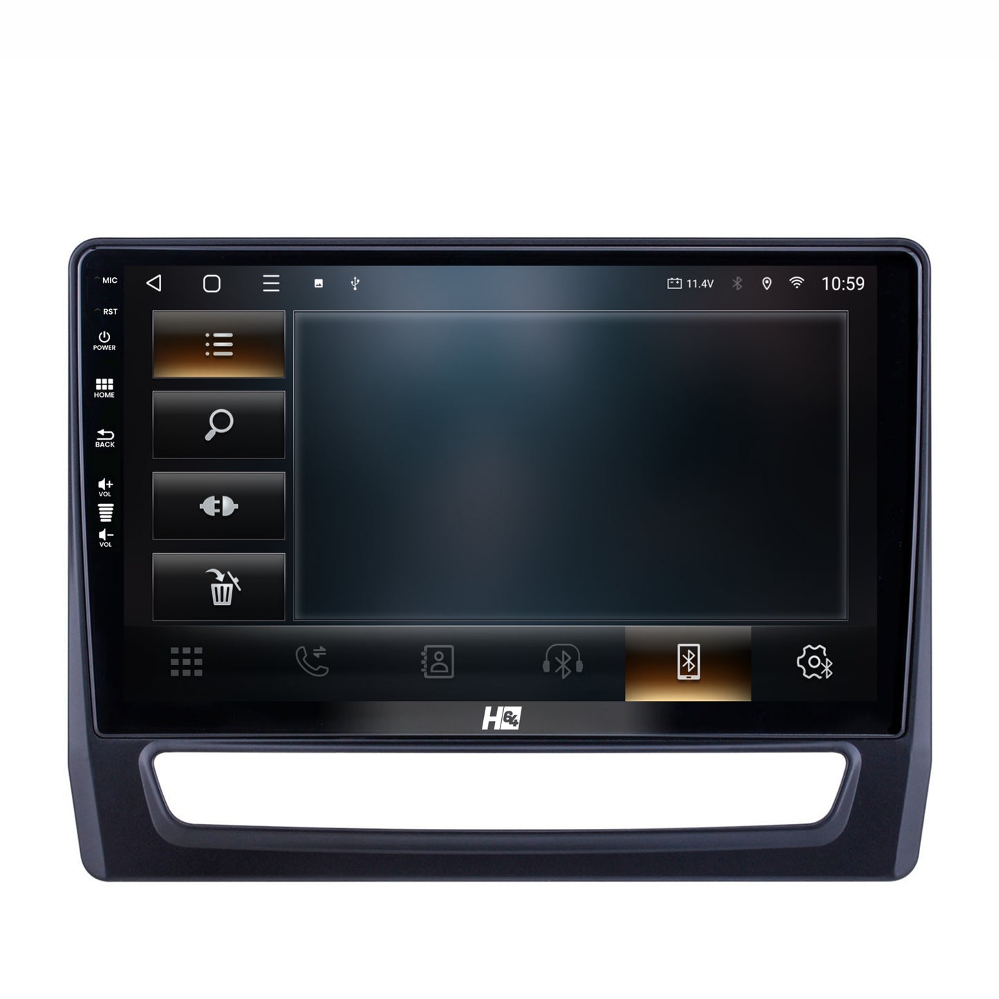 Navigatie HUB64 Mitsubishi ASX (2019+), 4GB RAM, Android, Octacore, Slot Sim 4G, DSP, GPS, Wi-FI, Carplay, Android Auto, USB, Bluetooth, Waze, Touchscreen, 10.1 Inch