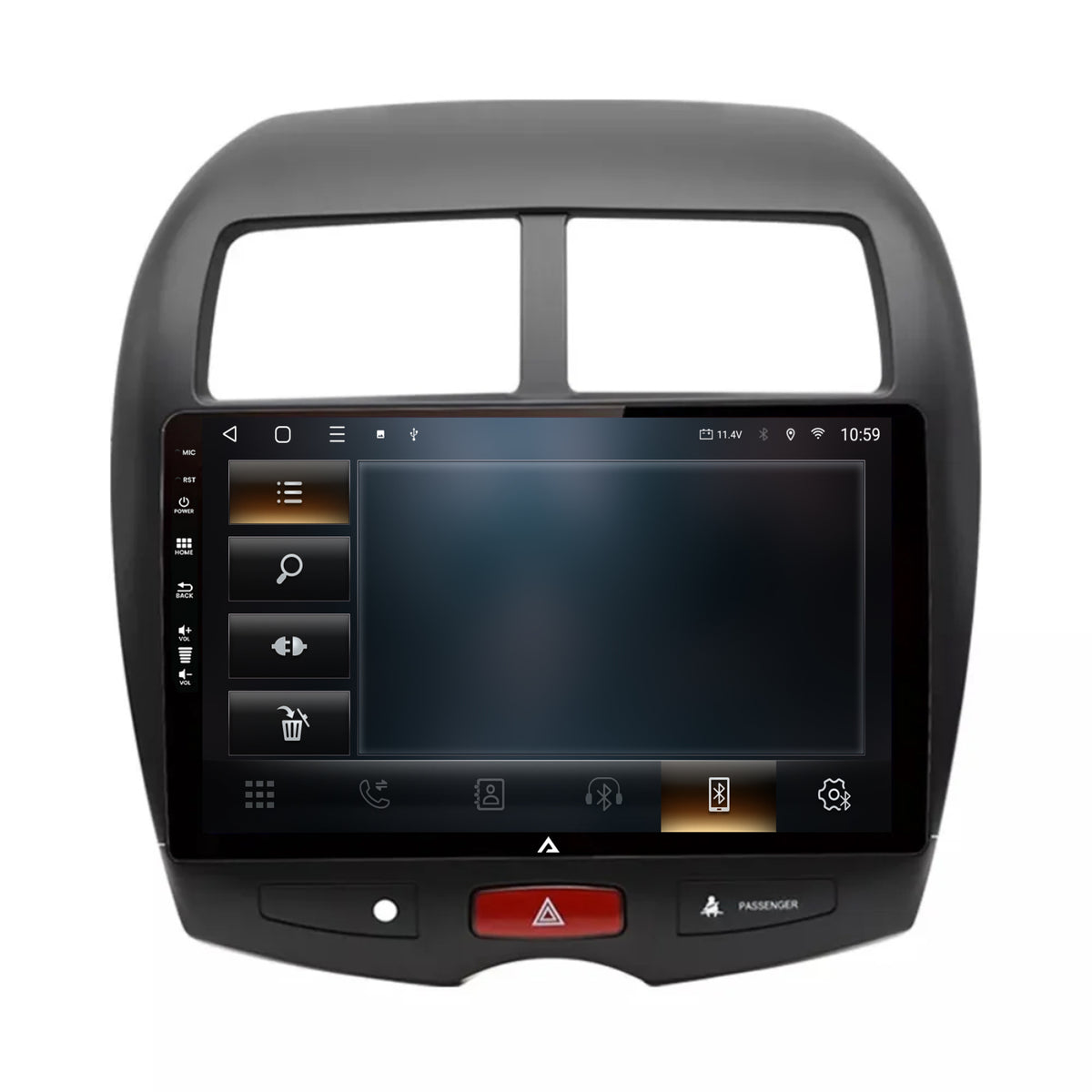 Navigatie HUB64 Mitsubishi ASX / Peugeot 4008 (2010-2018), 8GB RAM, Android, Octacore, Slot Sim 4G, DSP, GPS, Wi-FI, Carplay, Android Auto, USB, Bluetooth, Waze, Touchscreen, 10.1 Inch