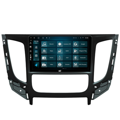 Navigatie HUB64 Mitsubishi L200 (2014-2020), 2GB RAM, Android, GPS, Wi-FI, Carplay, Android Auto, USB, Bluetooth, Radio, Waze, Touchscreen, 9 inch
