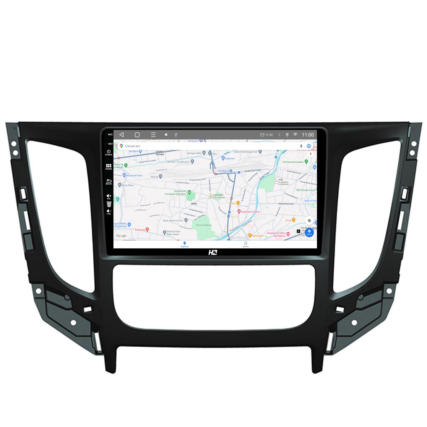 Navigatie HUB64 Mitsubishi L200 (2014-2020), 2GB RAM, Android, GPS, Wi-FI, Carplay, Android Auto, USB, Bluetooth, Radio, Waze, Touchscreen, 9 inch