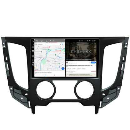 Navigatie HUB64 Mitsubishi L200 (2014-2020), 4GB RAM, Android, Quadcore, DSP, GPS, Wi-FI, Carplay, Android Auto, USB, Bluetooth, Waze, Touchscreen, 9 inch