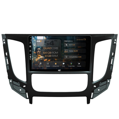 Navigatie HUB64 Mitsubishi L200 (2014-2020), 4GB RAM, Android, Quadcore, DSP, GPS, Wi-FI, Carplay, Android Auto, USB, Bluetooth, Waze, Touchscreen, 9 inch