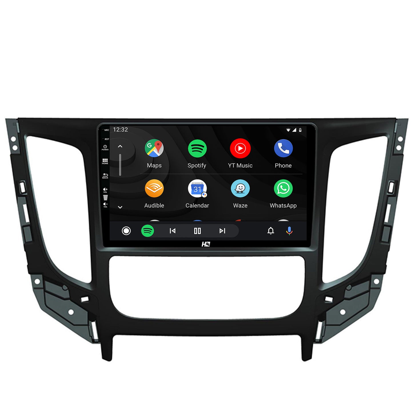 Navigatie HUB64 Mitsubishi L200 (2014-2020), 8GB RAM, Android, Octacore, Slot Sim 4G, DSP, GPS, Wi-FI, Carplay, Android Auto, USB, Bluetooth, Waze, Touchscreen, 9 Inch
