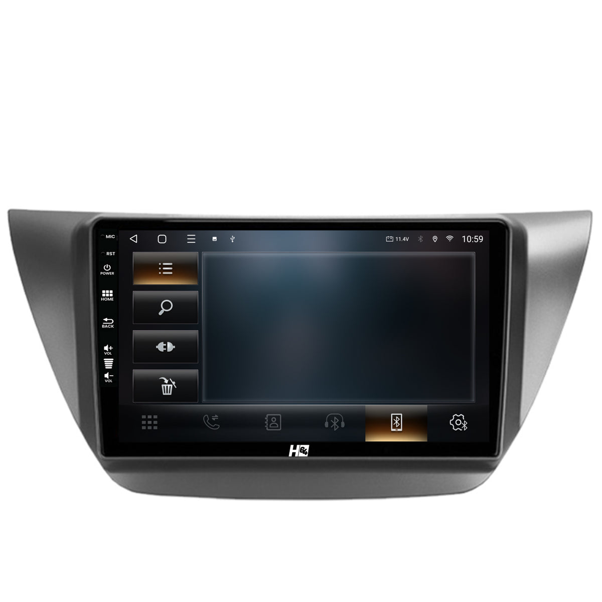 Navigatie HUB64 Mitsubishi Lancer (2003-2007), 4GB RAM, Android, Octacore, Slot Sim 4G, DSP, GPS, Wi-FI, Carplay, Android Auto, USB, Bluetooth, Waze, Touchscreen, 9 inch