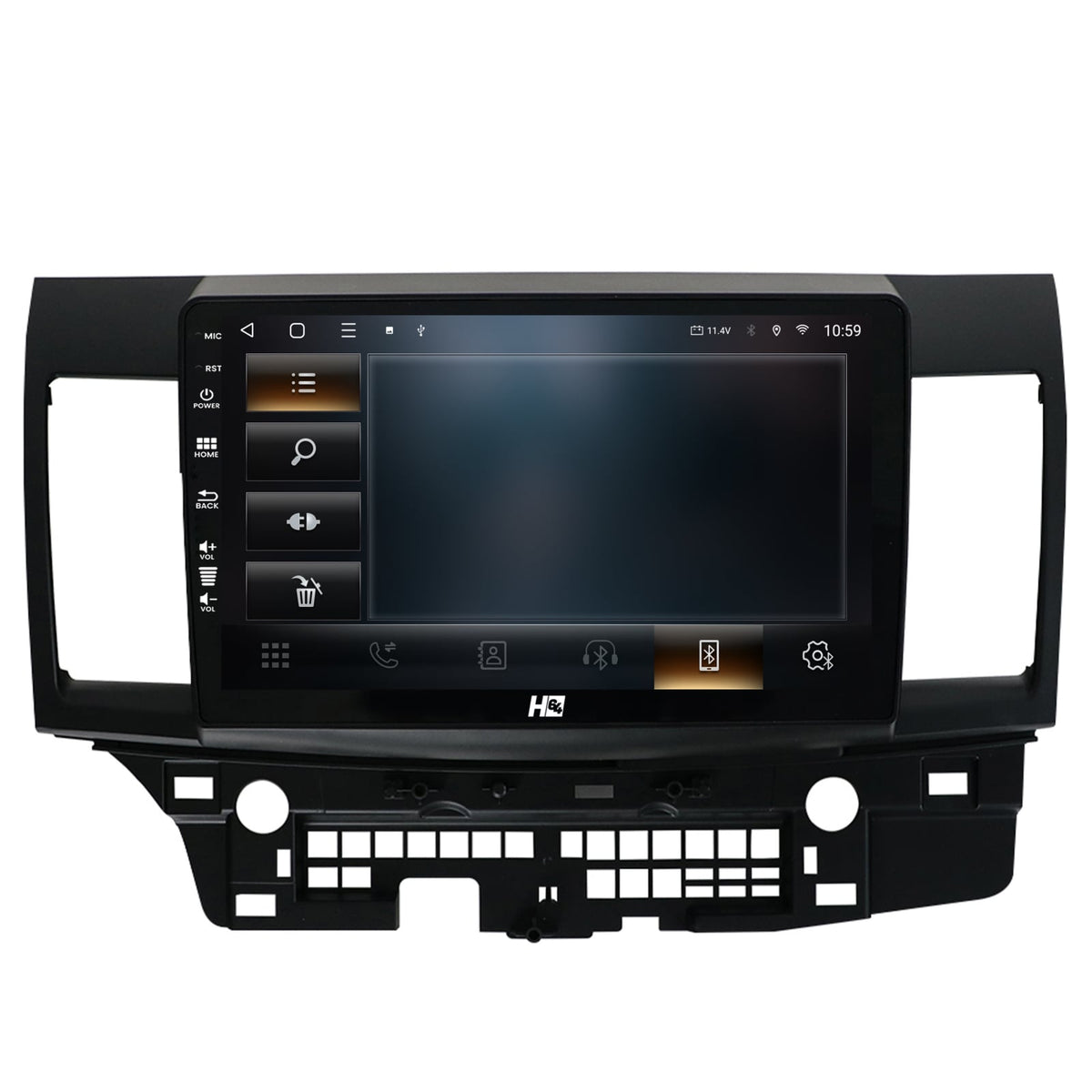 Navigatie HUB64 Mitsubishi Lancer (2007-2016), 8GB RAM, Android, Octacore, Slot Sim 4G, DSP, GPS, Wi-FI, Carplay, Android Auto, USB, Bluetooth, Waze, Touchscreen, 10.1 Inch