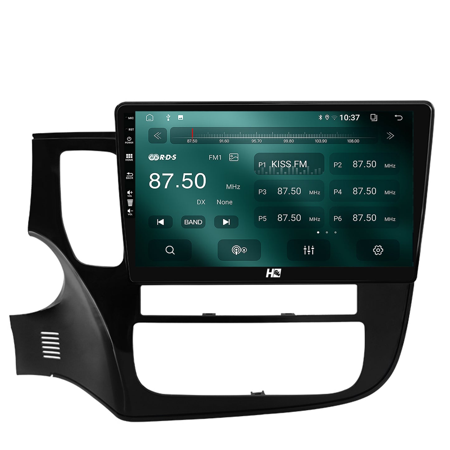 Navigatie HUB64 Mitsubishi Outlander (2013-2020), 2GB RAM, Android, GPS, Wi-FI, Carplay, Android Auto, USB, Bluetooth, Radio, Waze, Touchscreen, 10.1 inch