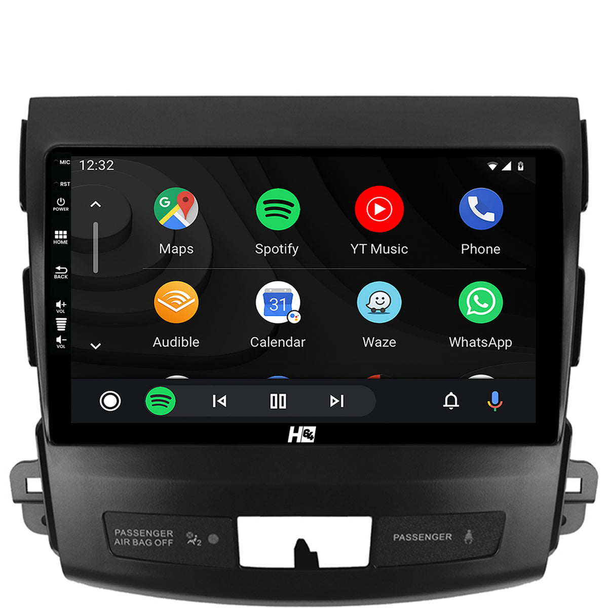 Navigatie HUB64 Mitsubishi Outlander / Peugeot 4007 / Citron C-Crosser, 8GB RAM, Android, Octacore, Slot Sim 4G, DSP, GPS, Wi-FI, Carplay, Android Auto, USB, Bluetooth, Waze, Touchscreen, 9