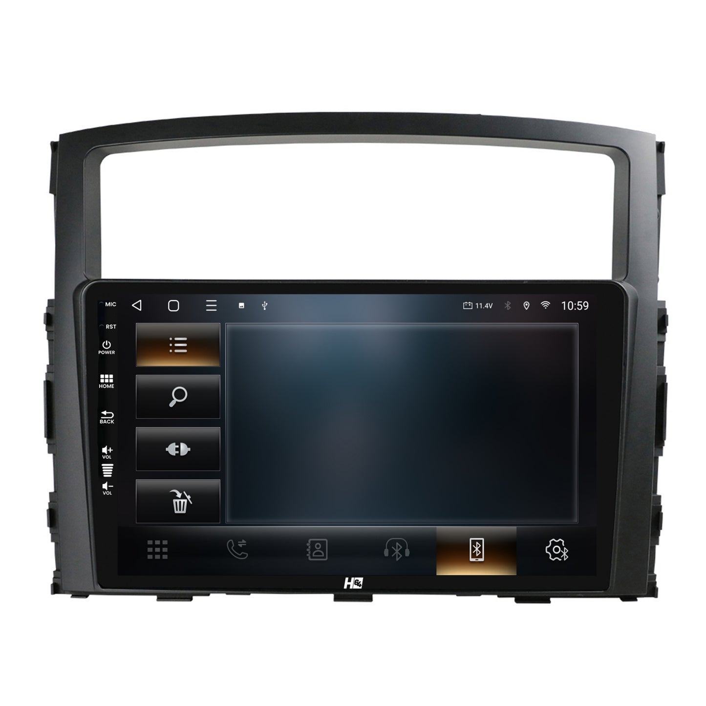 Navigatie HUB64 Mitsubishi Pajero (2006-2014), 2GB RAM, Android, GPS, Wi-FI, Carplay, Android Auto, USB, Bluetooth, Radio, Waze, Touchscreen, 9 inch