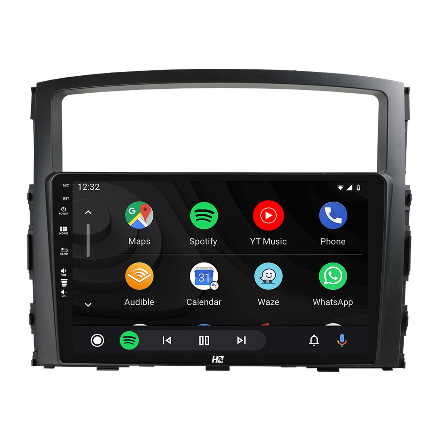 Navigatie HUB64 Mitsubishi Pajero (2006-2014), 8GB RAM, Android, Octacore, Slot Sim 4G, DSP, GPS, Wi-FI, Carplay, Android Auto, USB, Bluetooth, Waze, Touchscreen, 9 Inch