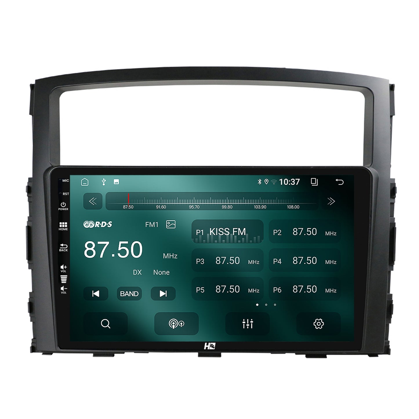 Navigatie HUB64 Mitsubishi Pajero (2006-2014), 2GB RAM, Android, GPS, Wi-FI, Carplay, Android Auto, USB, Bluetooth, Radio, Waze, Touchscreen, 9 inch