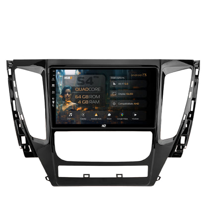 Navigatie HUB64 Mitsubishi Pajero (2016-2018), 4GB RAM, Android, Quadcore, DSP, GPS, Wi-FI, Carplay, Android Auto, USB, Bluetooth, Waze, Touchscreen, 9 inch
