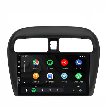 Navigatie HUB64 Mitsubishi Space Star / Mirage / Attrage, 6GB RAM, Android, Octacore, Slot Sim 4G, DSP, GPS, Wi-FI, Carplay, Android Auto, USB, Bluetooth, Waze, Touchscreen, 9 Inch