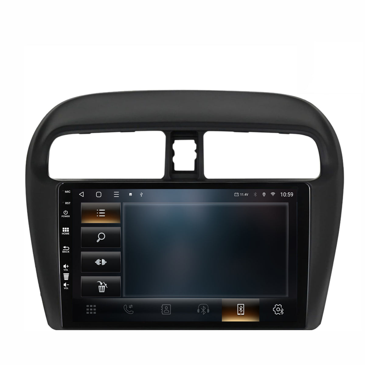 Navigatie HUB64 Mitsubishi Space Star / Mirage / Attrage, 6GB RAM, Android, Octacore, Slot Sim 4G, DSP, GPS, Wi-FI, Carplay, Android Auto, USB, Bluetooth, Waze, Touchscreen, 9 Inch