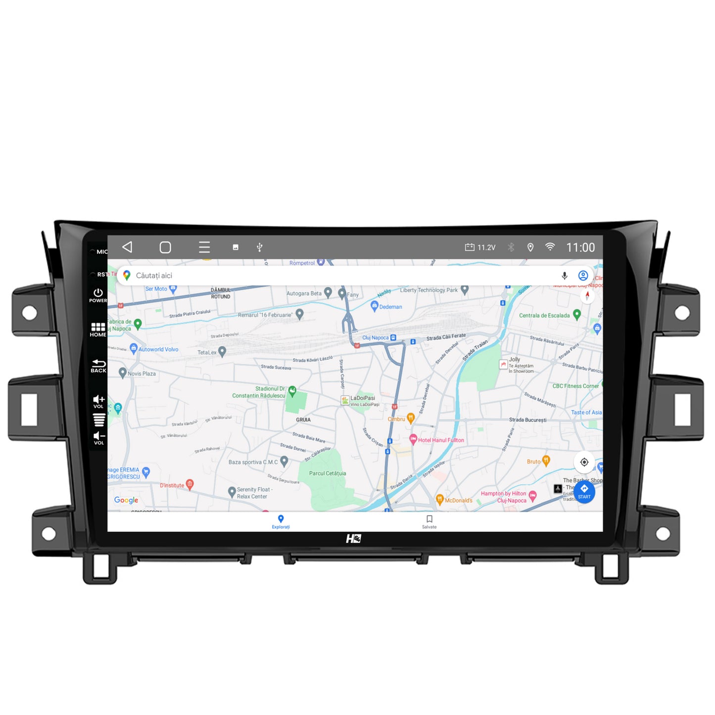 Navigatie HUB64 Nissan Navara (2015+), 6GB RAM, Android, Octacore, Slot Sim 4G, DSP, GPS, Wi-FI, Carplay, Android Auto, USB, Bluetooth, Waze, Touchscreen, 10.1 Inch