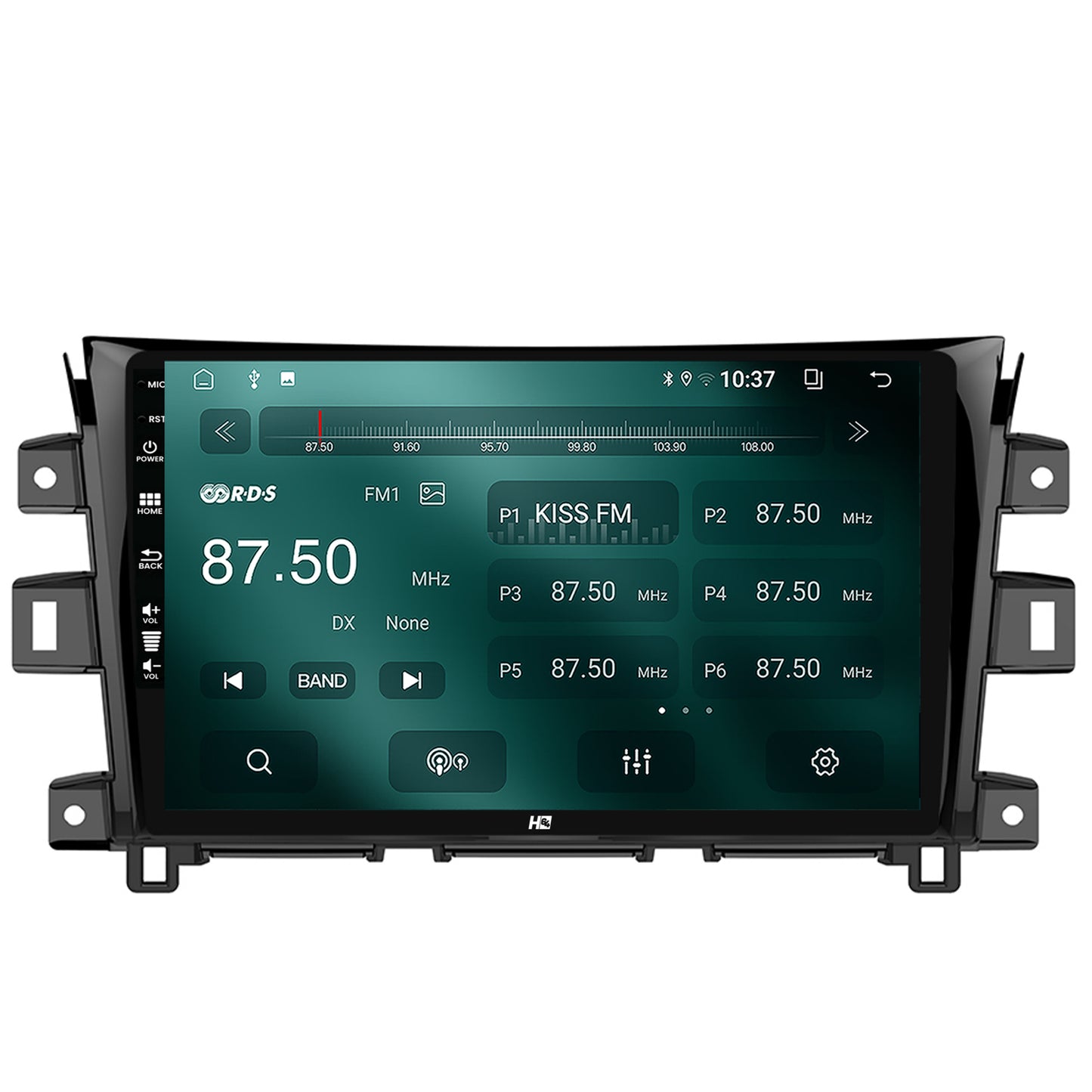 Navigatie HUB64 Nissan Navara (2015+), 2GB RAM, Android, GPS, Wi-FI, Carplay, Android Auto, USB, Bluetooth, Radio, Waze, Touchscreen, 10.1 inch