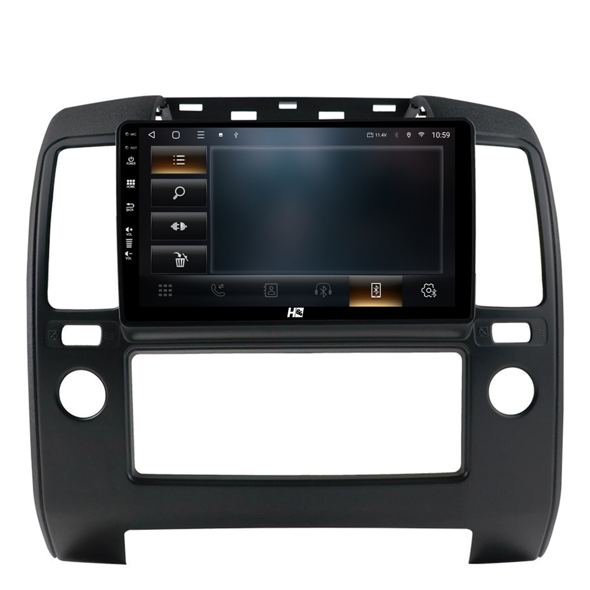 Navigatie HUB64 Nissan Navara, 8GB RAM, Android, Octacore, Slot Sim 4G, DSP, GPS, Wi-FI, Carplay, Android Auto, USB, Bluetooth, Waze, Touchscreen, 9 Inch