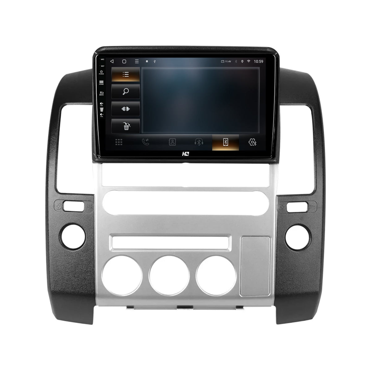 Navigatie HUB64 Nissan Pathfinder-Navara (2005-2014), 2GB RAM, Android, GPS, Wi-FI, Carplay, Android Auto, USB, Bluetooth, Radio, Waze, Touchscreen, 9 inch