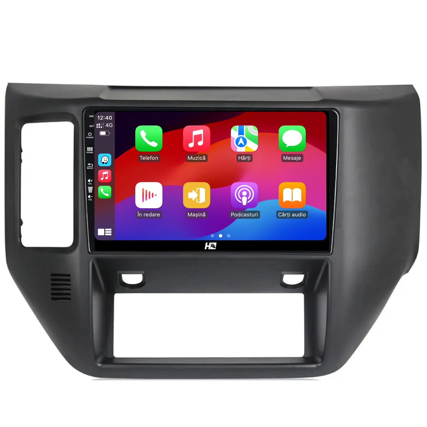 Navigatie HUB64 Nissan Patrol (2004-2012), 6GB RAM, Android, Octacore, Slot Sim 4G, DSP, GPS, Wi-FI, Carplay, Android Auto, USB, Bluetooth, Waze, Touchscreen, 9 Inch