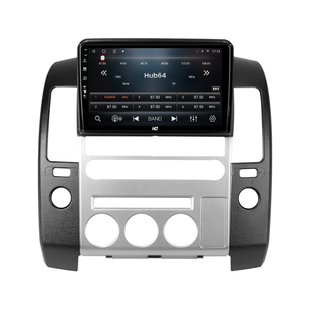 Navigatie HUB64 Nissan Pathfinder-Navara (2005-2014), 6GB RAM, Android, Octacore, Slot Sim 4G, DSP, GPS, Wi-FI, Carplay, Android Auto, USB, Bluetooth, Waze, Touchscreen, 9 Inch