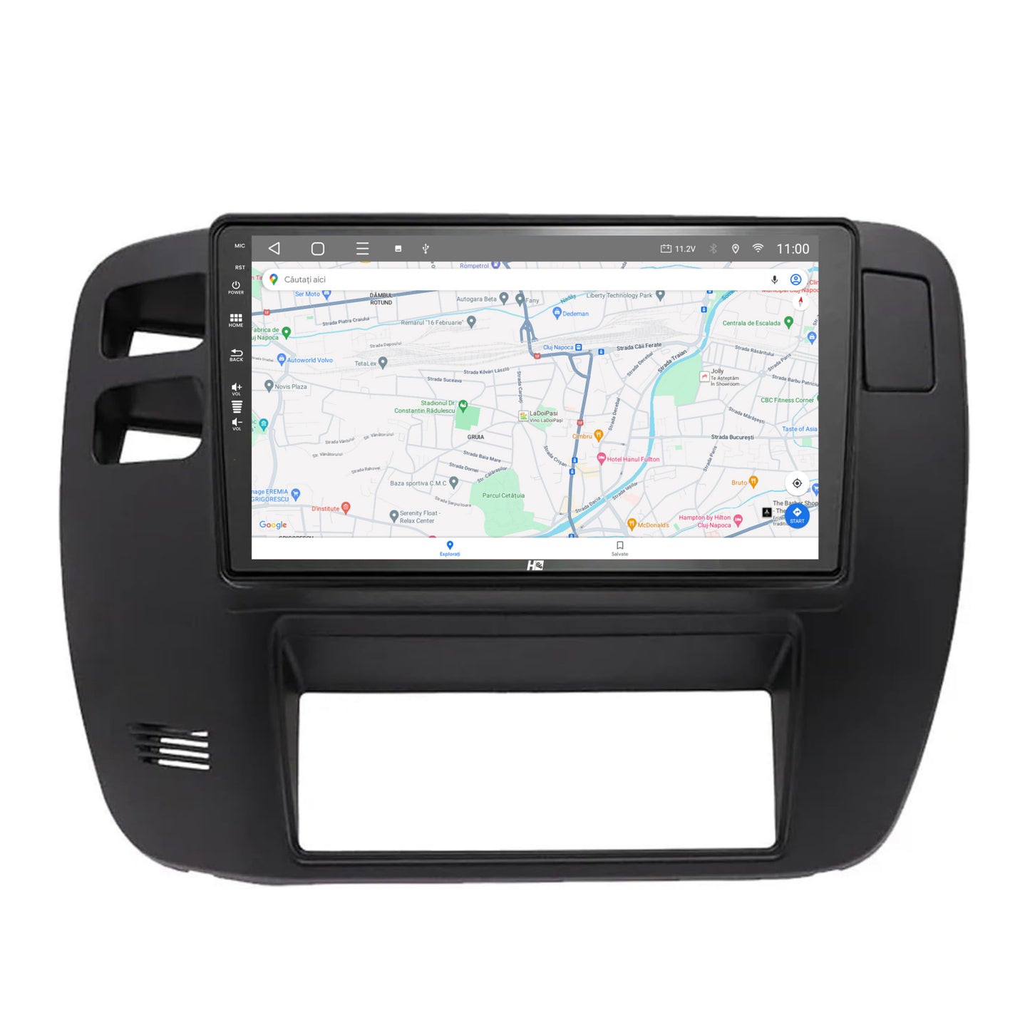 Navigatie HUB64 Nissan Patrol (2000-2005), 2GB RAM, Android, GPS, Wi-FI, Carplay, Android Auto, USB, Bluetooth, Radio, Waze, Touchscreen, 9 inch