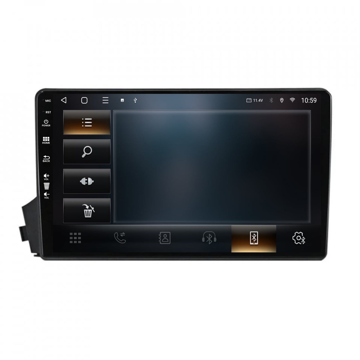 Navigatie HUB64 Ssangyong Actyon-Kyron (2005-2011), 2GB RAM, Android, GPS, Wi-FI, Carplay, Android Auto, USB, Bluetooth, Radio, Waze, Touchscreen, 9 inch